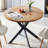 Bekircan Round Metal Base Dining Table