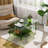 Acrylic Coffee Table, 2-Tier Living Room Table With Storage, Center Table Mid-Modern Century For Living Room(Green, 37.8“×23.6“×15.7”)-2142190221