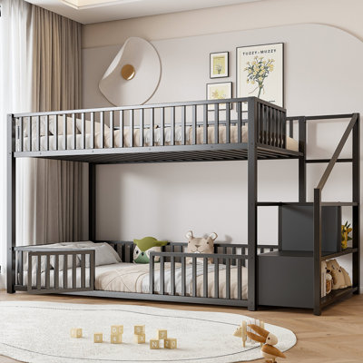 Bunk Bed With Storage Ladder