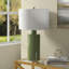 Lunara 25" Tall Ceramic Table Lamp with Fabric Shade-1149172617