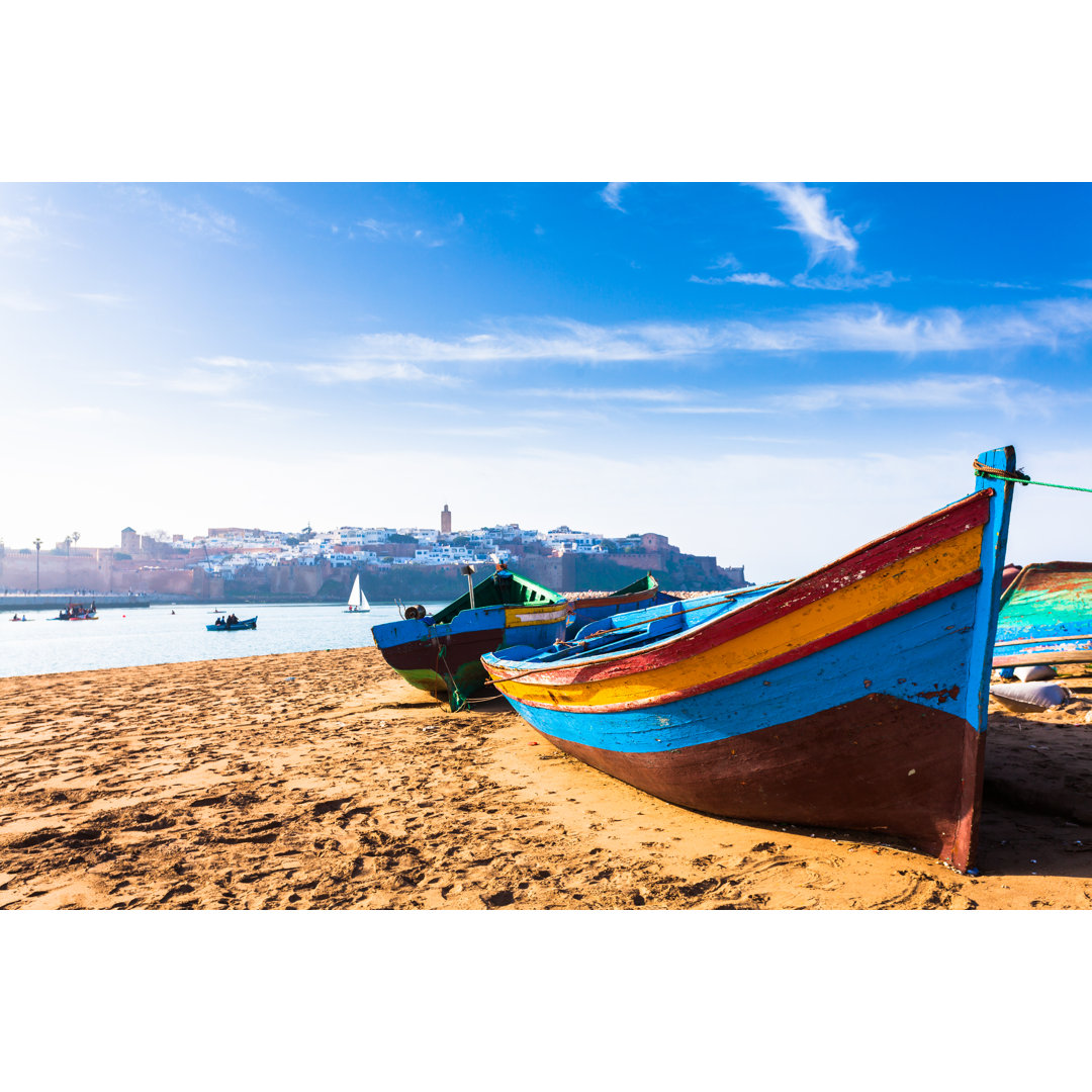 Strand in Rabat, Marokko von Zodebala - Leinwandbild