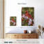 Brampt cardinal avec des fleurs de pommier-108447424