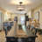 3-Light Crystal Ceiling Light Fixture Semi Flush Mount Chandelier with Drum Shade-966255278