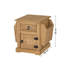 Bridewell Solid Wood Free Standing Magazine Rack