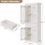 Armoire de cuisine 69,1 po de hauteur, armoire de rangement haute avec portes et tablettes réglables H 69,1 po