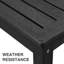 Banc de jardin pour l'extérieur sans dossier, ensemble de 2, banc de jardin robuste et durable-479074918-510404764