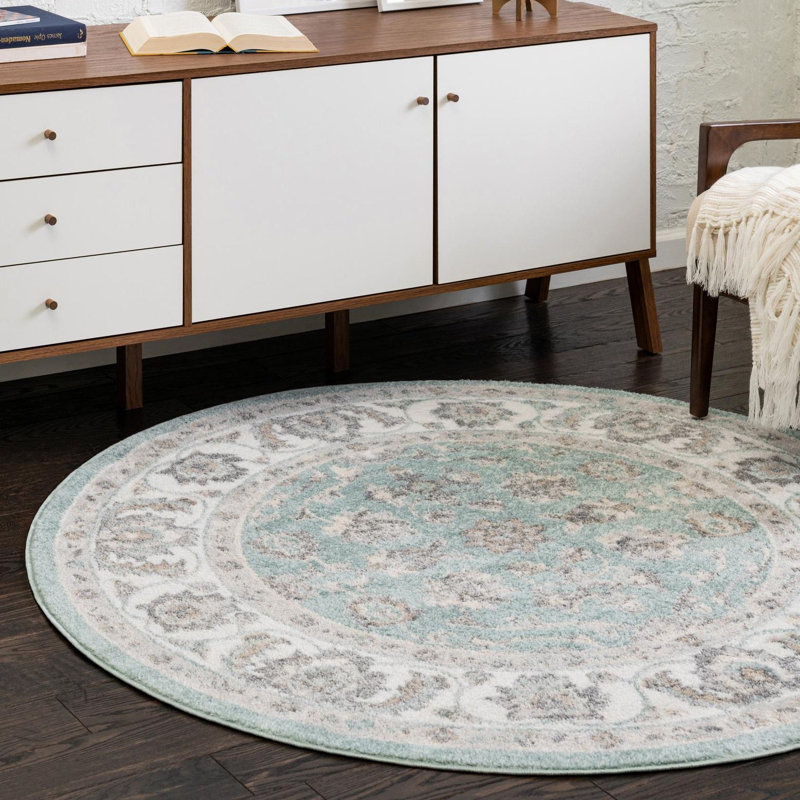 Hilley Oriental Indoor Rug, Round 7'