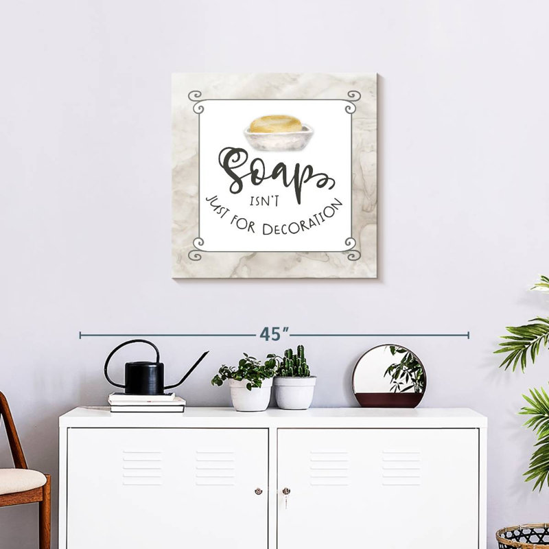 Savon humoristique pour le bain Tergel, H 24 po x l 24 po