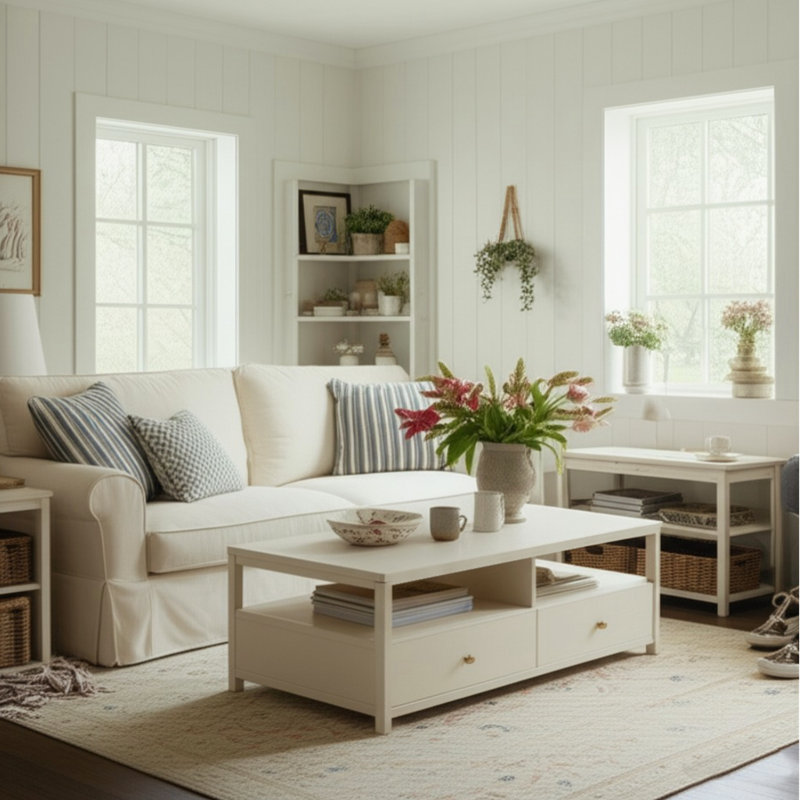 Table basse Gracie, Lait de coco
