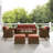 7 - Person Patio Conversation Set with Cushions-1187736439-1187736438