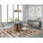 Digby Oval Glass Top Dining Table