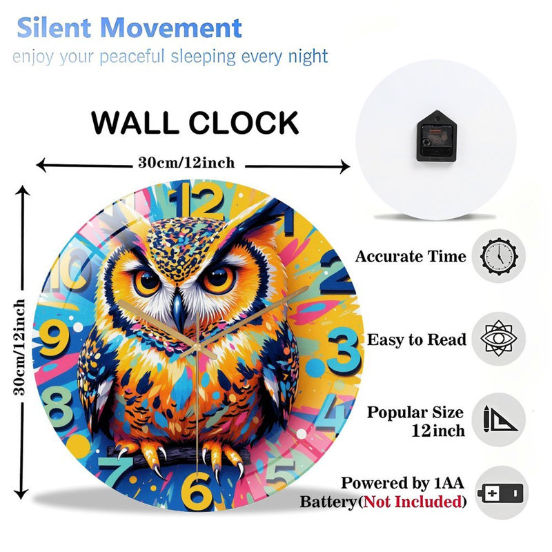 Horloge murale 12 pi