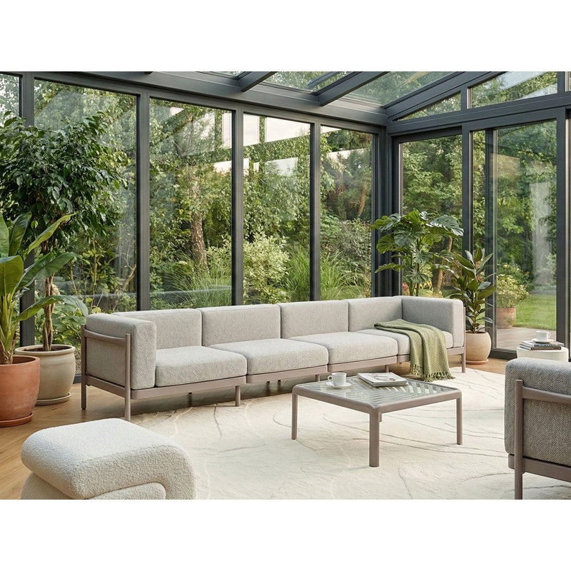 Garden Sofa FERRETTI Taupe, 4