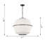 Ellen Degeneres Hikari 5 Light Dining Room Pendant With White Linen Shade-1333602963-1333602966