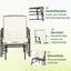 Ensemble bistro 3 pièces Outsunny-1694819263