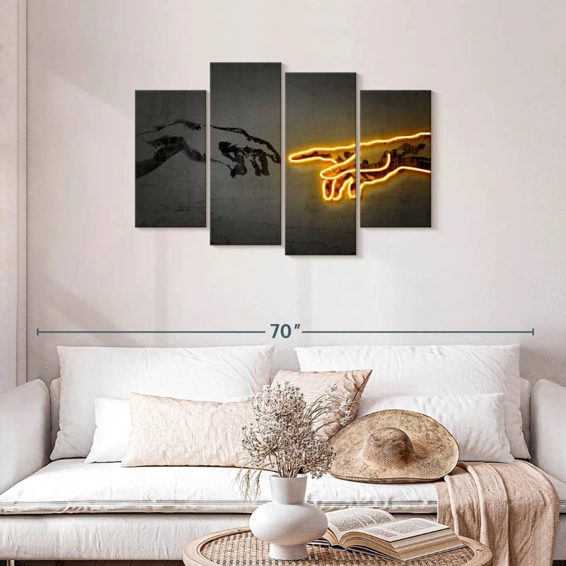 Leisha The Creation, 27" H x 43" W