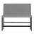 Gray Upholstered Bench With Back