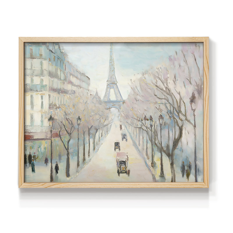 Paysage, série XLVI, reproduction encadrée, Naturel, H 16 po x l 20 po