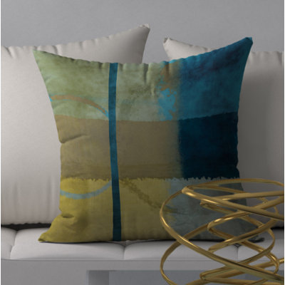 Supersonic Tangy Square Pillow Cover & Insert