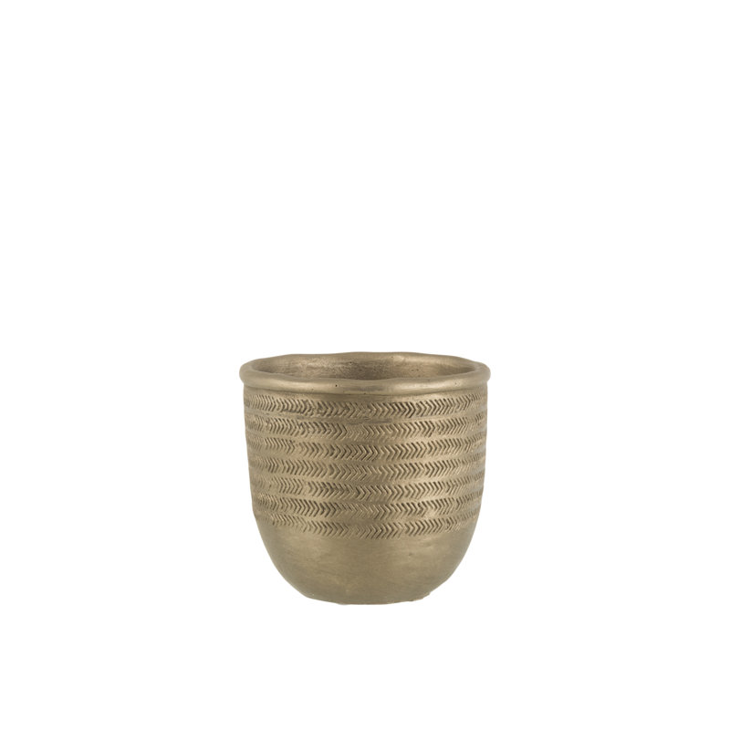 Kristine Pot Planter, 13.5cm H x 14.5cm W x 14.5cm D