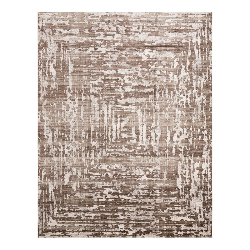Geometric Indoor Rug, Rectangle 10'8" x 14'