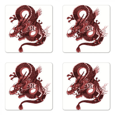 Square 4 Piece Coaster Set