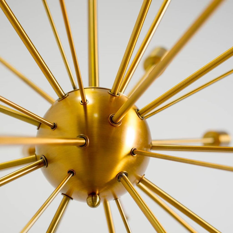 Chael 20 - Light Dimmable Sputnik Sphere Chandelier