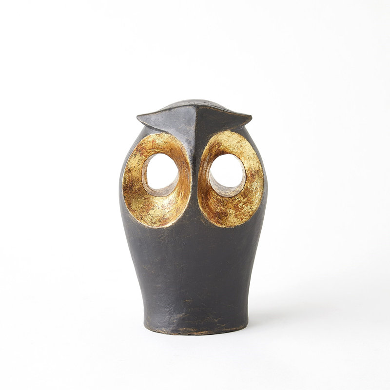 Gold Leafed Owl-Med