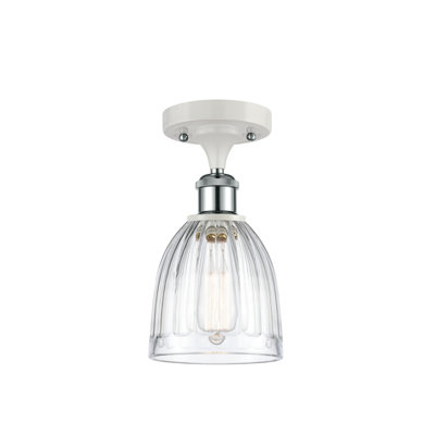 Dunder Glass Semi Flush Mount