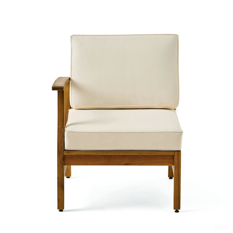 FAUTEUIL GAUCHE PERLA, Crème