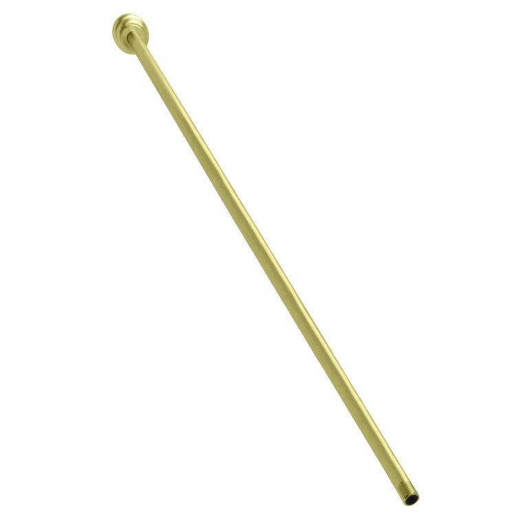 Westbrass 1/2" IPS x 48" Round Ceiling Mount Shower Arm with Flange