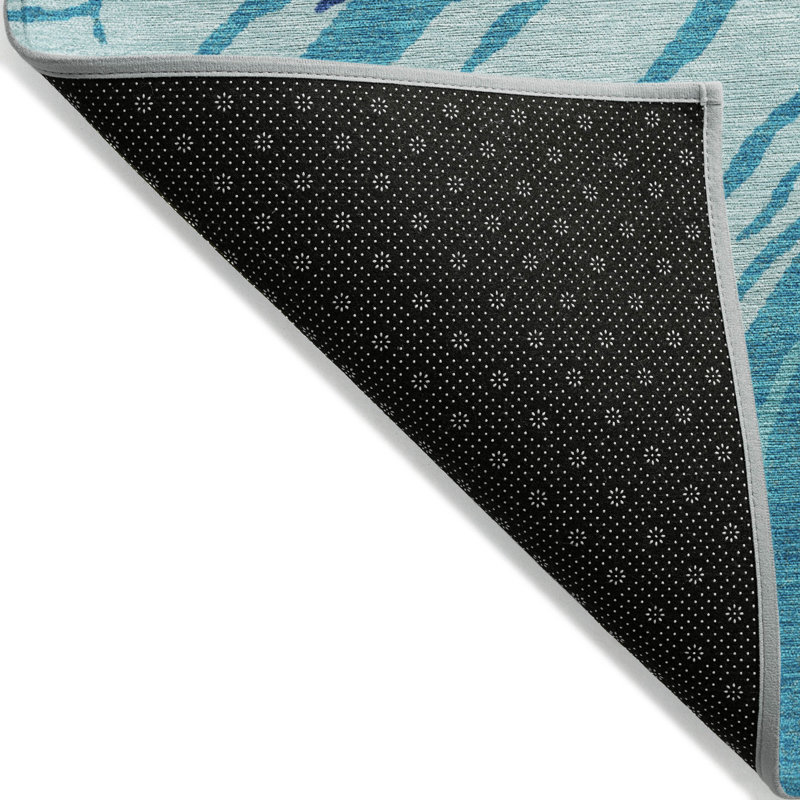Tapis ivoire intérieur / extérieur lavable à la machine Chayden ACN1037, Tapis de couloir 2 pi 3 po x 7 pi 6 po
