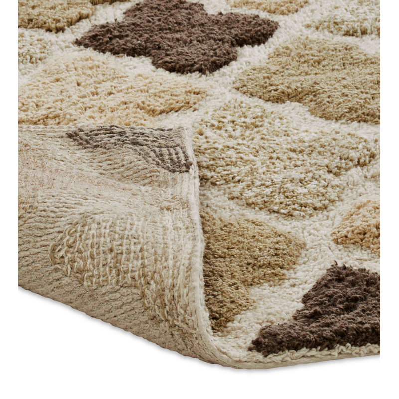 Tapis pour salle de bain Gerow, Kaki