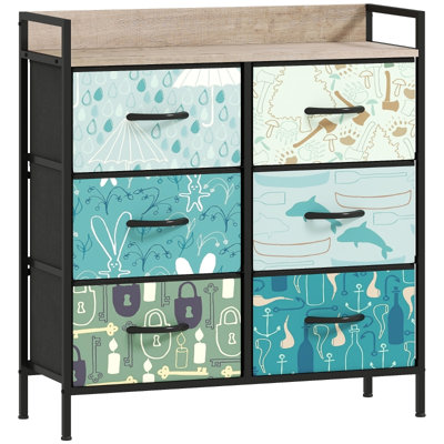 79cm W 6 - Drawer Chest of Drawers