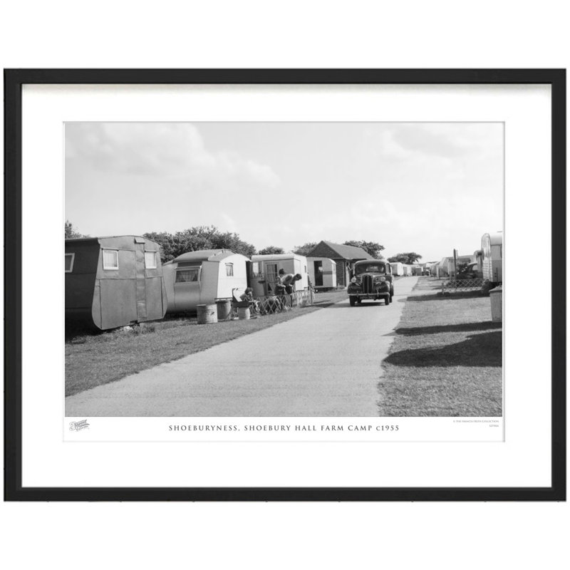 Shoeburyness, Shoebury Hall Farm Camp C1955 by Francis Frith - Single Picture Frame Print, 40cm H x 50cm W x 2.3cm D