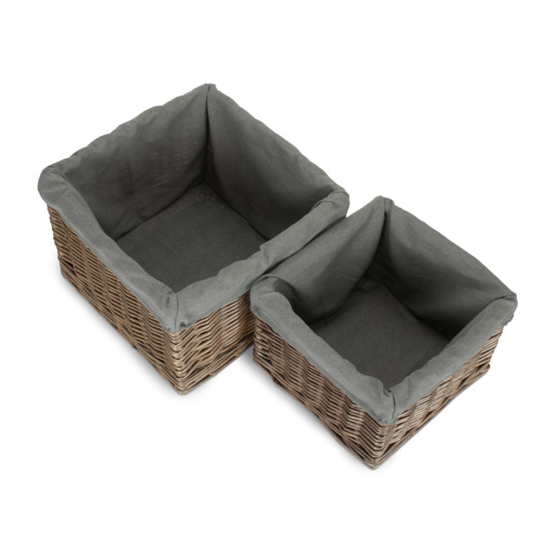 Highland Dunes Wicker Decorative Basket