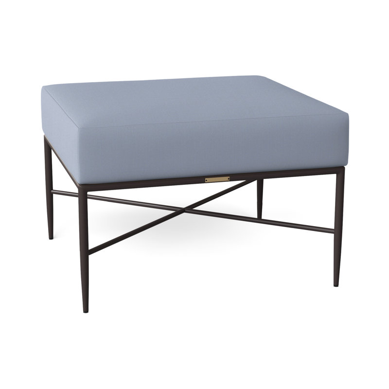 Repose-pieds Carmel, Chambray tonnelle, Pas de soudure