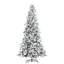 Arbre de Noël artificiel enneigé 9 pieds avec 616 branches de cèdre réalistes