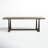 Horncastle Pine Solid Wood Top Metal Base Dining Table