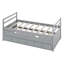 Lit simple avec lit gigogne et 3 tiroirs de rangement Betterton-1034681160