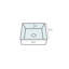 IronTones 20.875" L x 20.875" W Dual Mount Kitchen Sink-6918465
