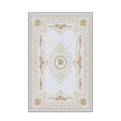 Elegant Hall Carpet, 31.5 x 78.7 inches | 100% Polyester, 0.4 inch Pile Height | Antibacterial, Non-Slip PVC Felt Dot Underside | Machine Washable, Durable Woven Design | Perfect for Entryways & Living Spaces