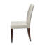 Chaise parsons capitonnée beige