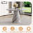 45" Round Dining Table for 4-6 People | Wooden Dining Room Table for Kitchen-958090122-958090121