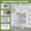 Armoire de meuble-lavabo 36 po avec lavabo en céramique-1264302032