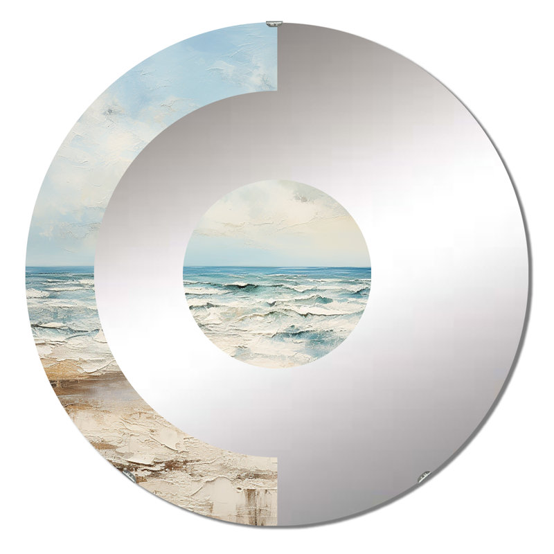 Miroir mural Renfroe, 23,6 po x 23,6 po