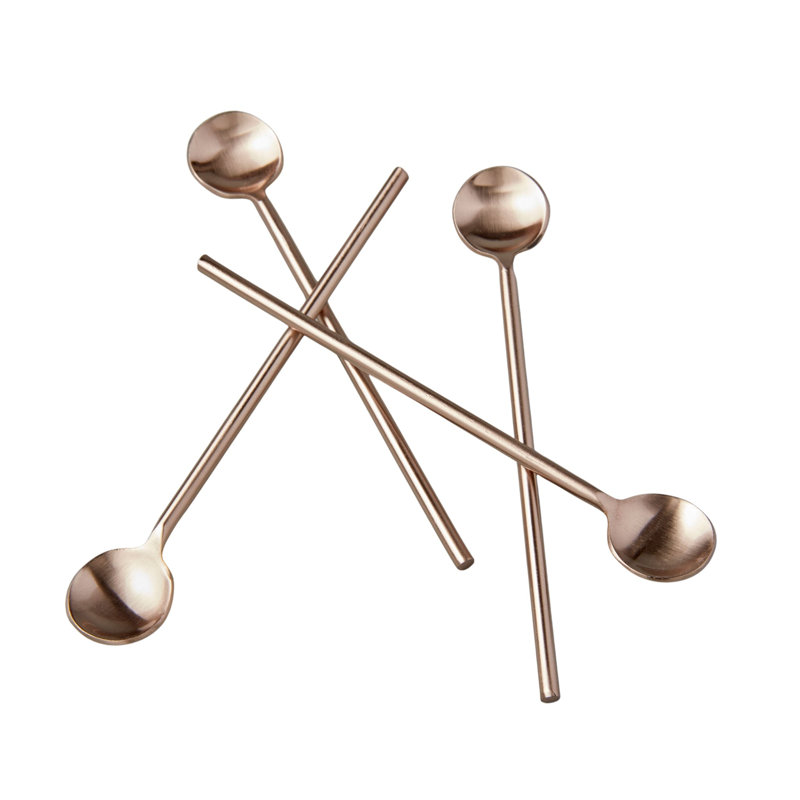 Rosé Thin Spoons, Set of 4