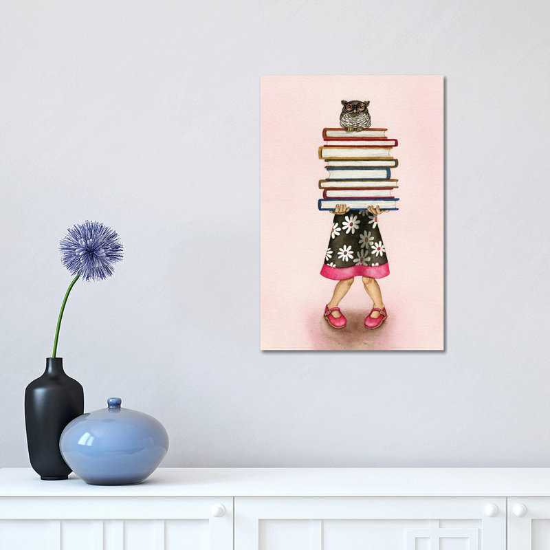 Read A Book by Tracy Lizotte - Wrapped Canvas Gallery-Wrapped Canvas Giclée, 45.72cm H x 30.48cm W x 1.9cm D