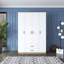Harelda 4 Door Wardrobe
