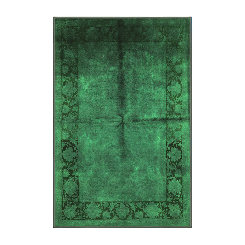 Tapis verts Mid-Century 1246, Rectangle 2 pi x 3 pi